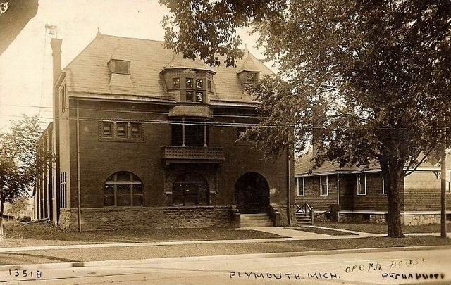 Plymouth Opera House - 1911 Photo From Paul Petoskey (newer photo)